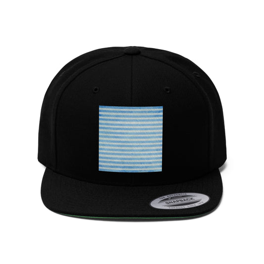 "Stripe Hype" Unisex Flat Bill Hat